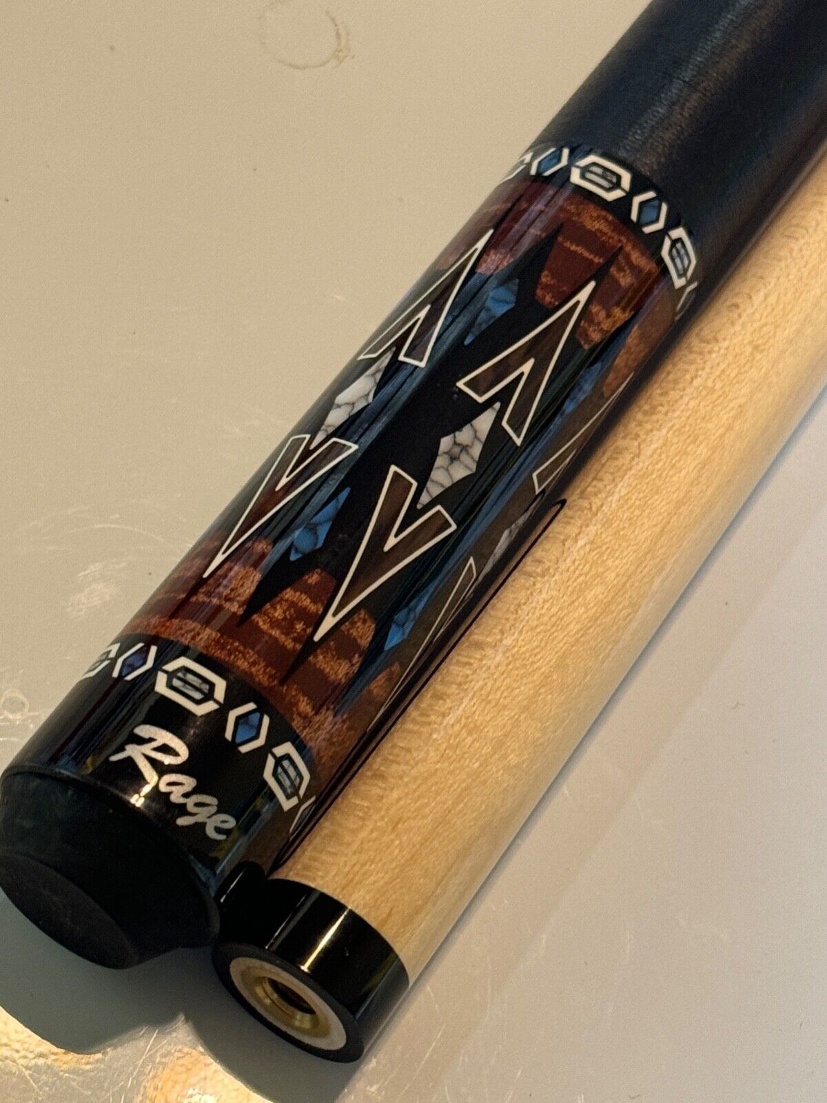 RAGE POOL CUE RG220 HARD ROCK MAPLE BRAND NEW FREE SHIPPING FREE SOFT CASE