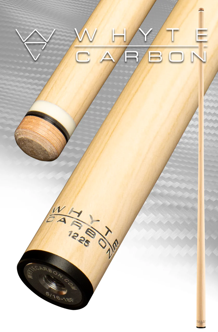 WHYTE CARBON WOOD GRAIN 12.5 MM SHAFT ANY JOINT YOU PICK KAMUI SHIPS FREE N CASE