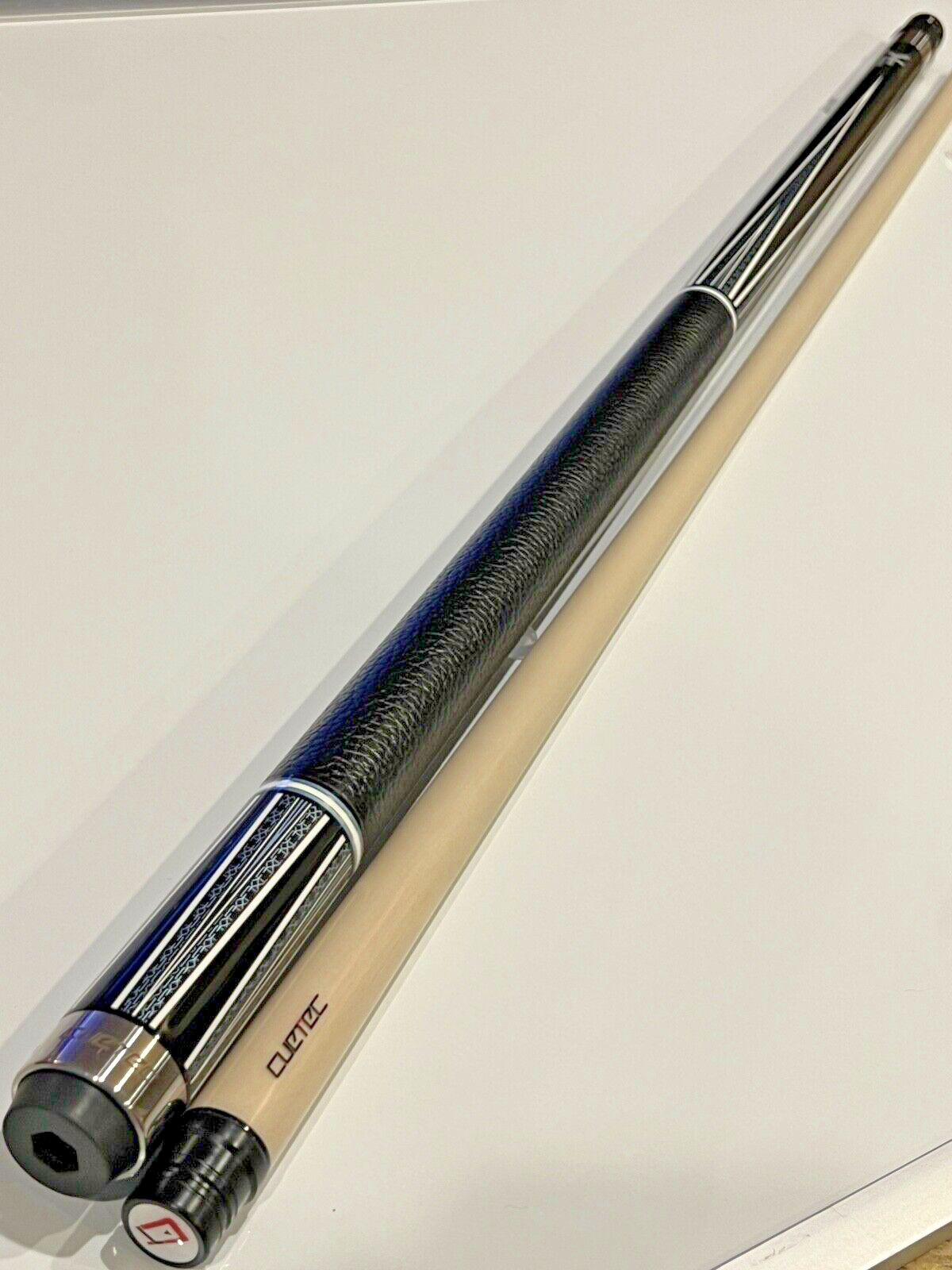 CUETEC AVID OPT-X FK BLUE CUE 12.75 MM TIP LEATHER WRAP 95-385 NEW SHIPS FREE