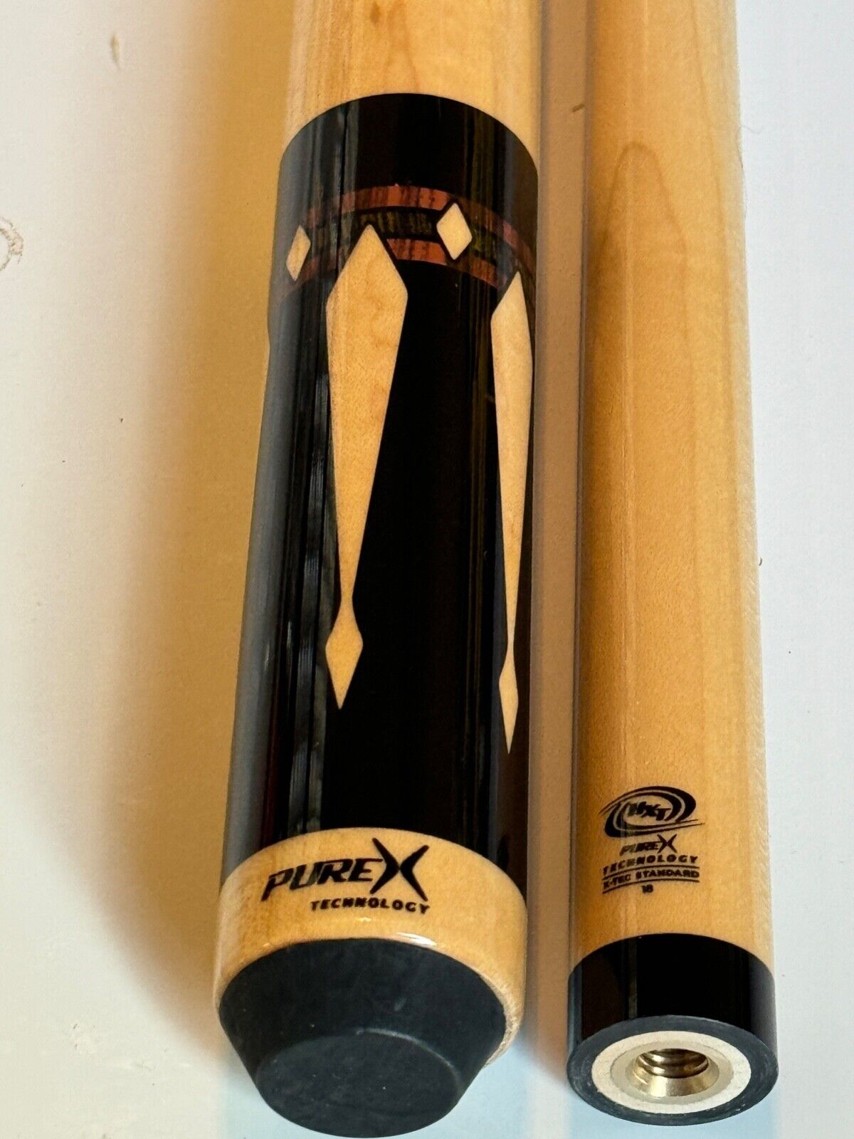 PUREX HXTE5 POOL CUE WRAPLESS WITH KAMUI TIP NEW FREE SHIPPING FREE HARD CASE