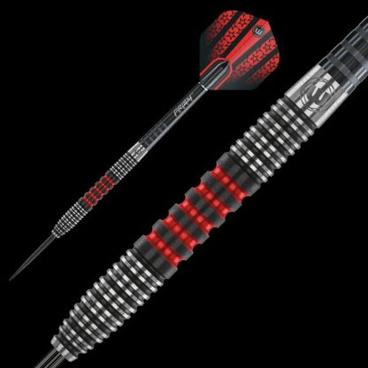 WINMAU 90% TUNGSTEN JOE CULLEN PRISM STEEL TIP DARTS 25 GR SHIPS FREE