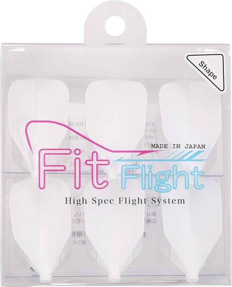 FIT FLIGHT ORIGINAL WHITE DOUBLE PACK ROCKET SHAPE FLIGHTS SHIPS FREE