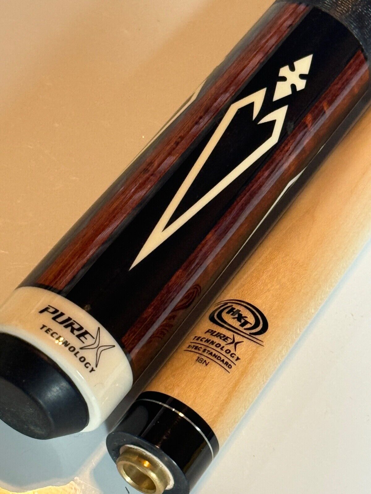 PUREX HXT15 POOL CUE WITH KAMUI TIP BRAND NEW FREE SHIPPING FREE HARD CASE