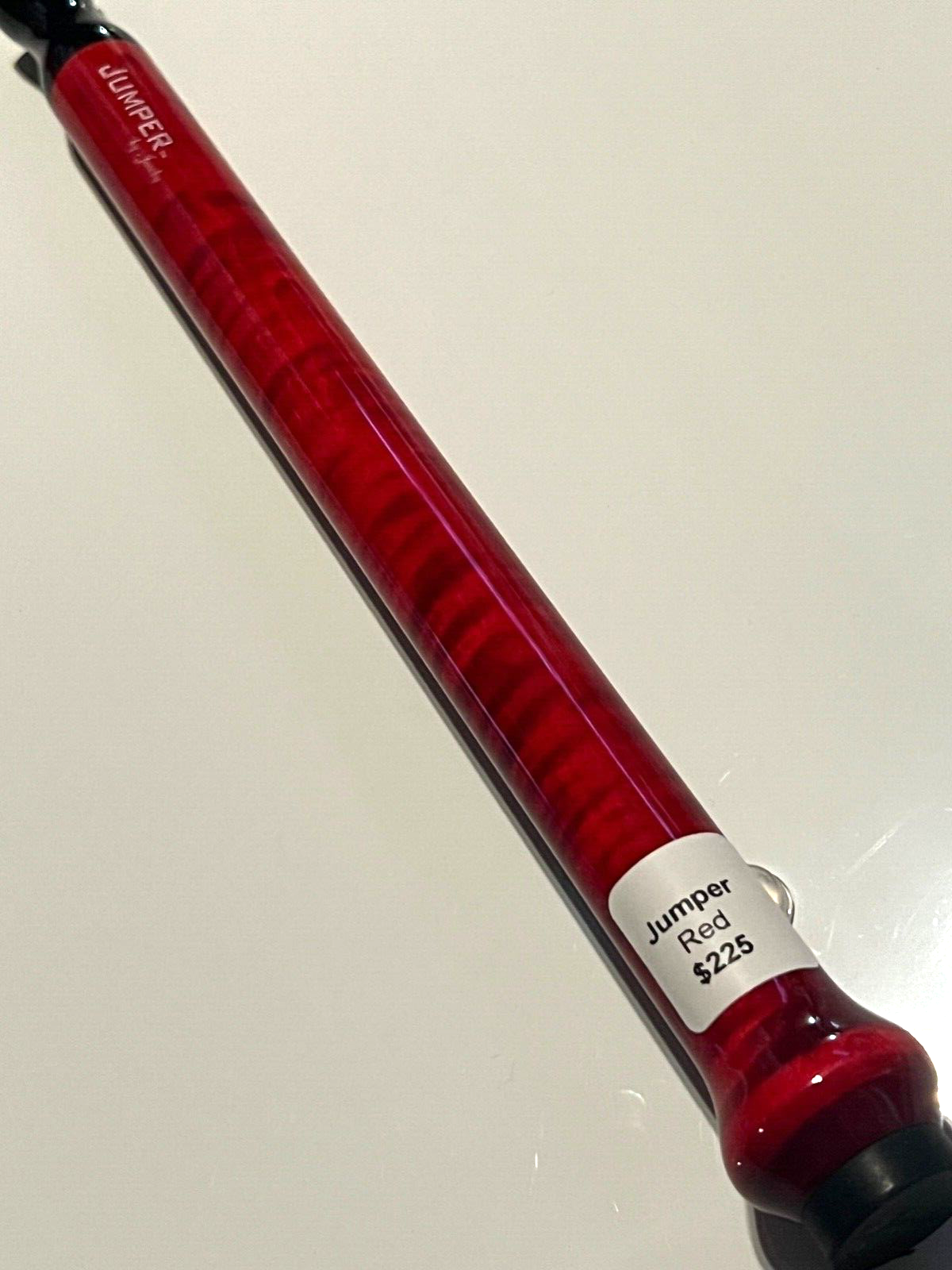 JACOBY JUMP CUE THE JUMPER RED STAIN BRAND NEW SHIPS FREE AND FREE CASE