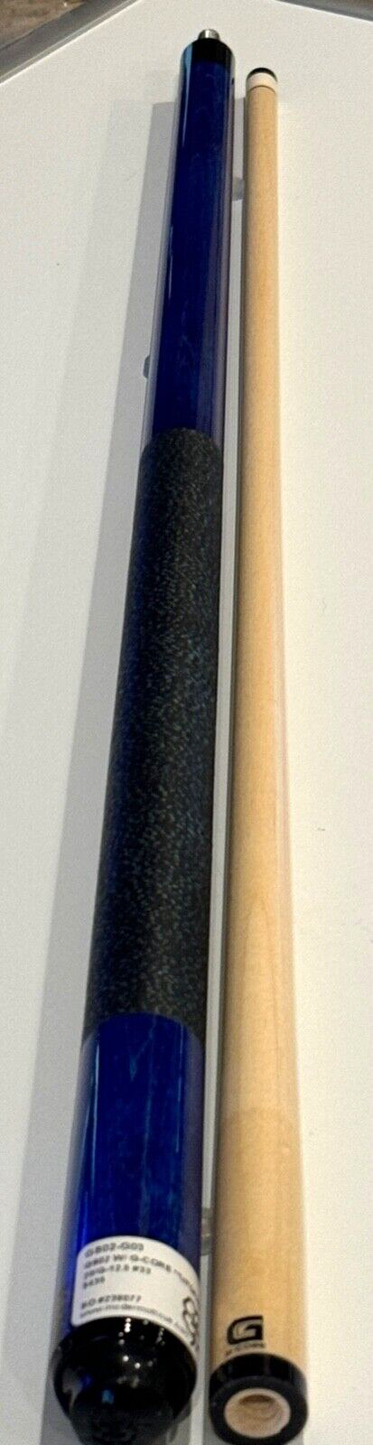 MCDERMOTT GS02 POOL CUE FREE 12.50 MM GCORE USA MADE NEW FREE SHIPPING FREE CASE