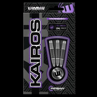 WINMAU KAIROS RIPSAW 23 GR STEEL TIP DARTS 90% TUNGSTEN SHIPS FREE FREE FLIGHTS