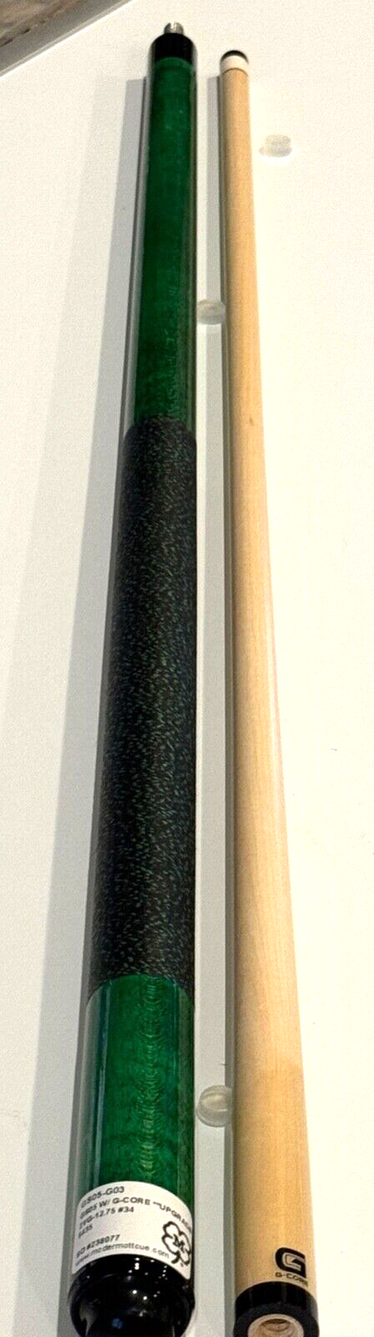 MCDERMOTT GS05 POOL CUE FREE 12.75 MM GCORE USA MADE NEW FREE SHIPPING FREE CASE