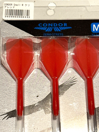 CONDOR ZERO STRESS FLIGHTS RED MEDIUM LENGTH SHAPE IS "SHAPE" FAST FREE SHIPPING