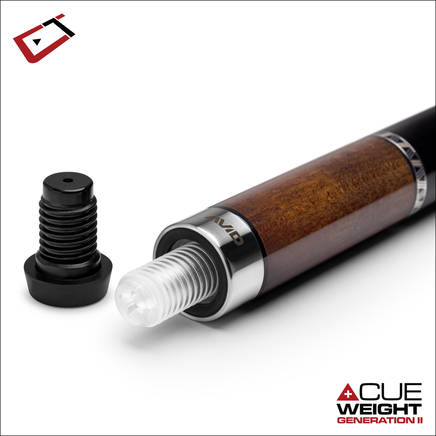 CUETEC AVID SURGE BREAK CUE BROWN STAIN BRAND NEW 95-332 NW SHIPS FREE