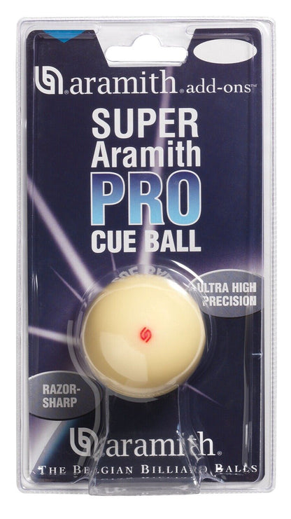 ARAMITH SUPER PRO CUE BALL RED LOGO NEW IN PACK BEWARE OF COPYCATS NEW SHIP FREE