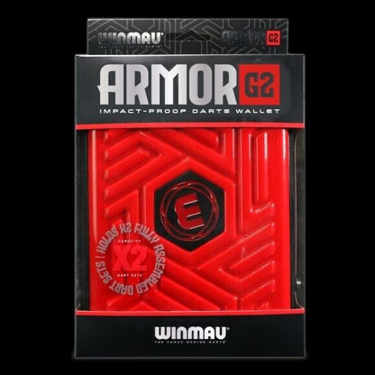 WINMAU ARMOR G2 IMPACT PROOF DART CASE BRAND NEW HOLDS 2 SETS  SHIPS FREE