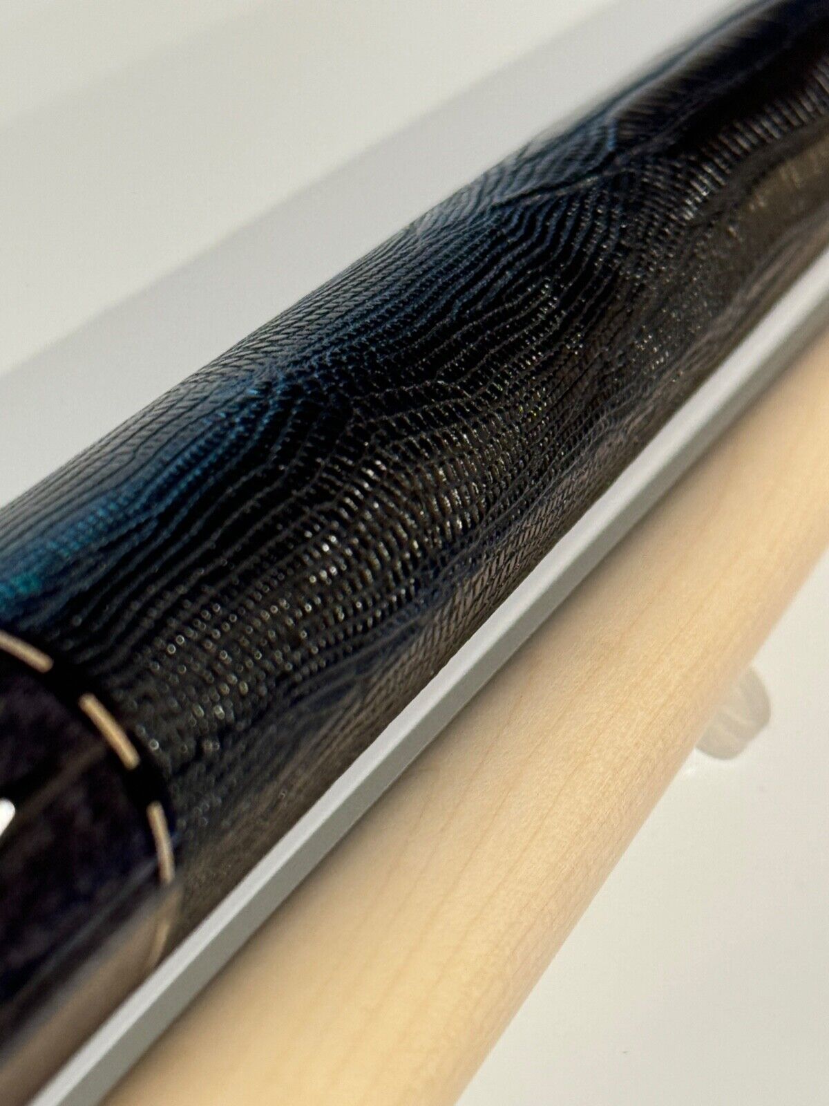 PECHAUER JP9-S JP9 POOL CUE 12.5 MM SMOKE STAIN LIZARD LEATHER WRAP SHIPS FREE