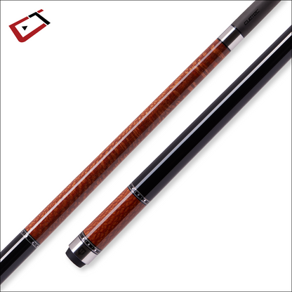 CUETEC CYNERGY 95-108 TRUEWOOD LEOPARD NO WRAP 12.5MM CARBON FIBER SHIPS FREE