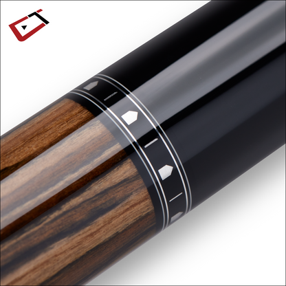 CUETEC CYNERGY 103-NW TRUEWOOD EBONY NO WRAP 12.5MM CARBON FIBER NEW SHIPS FREE