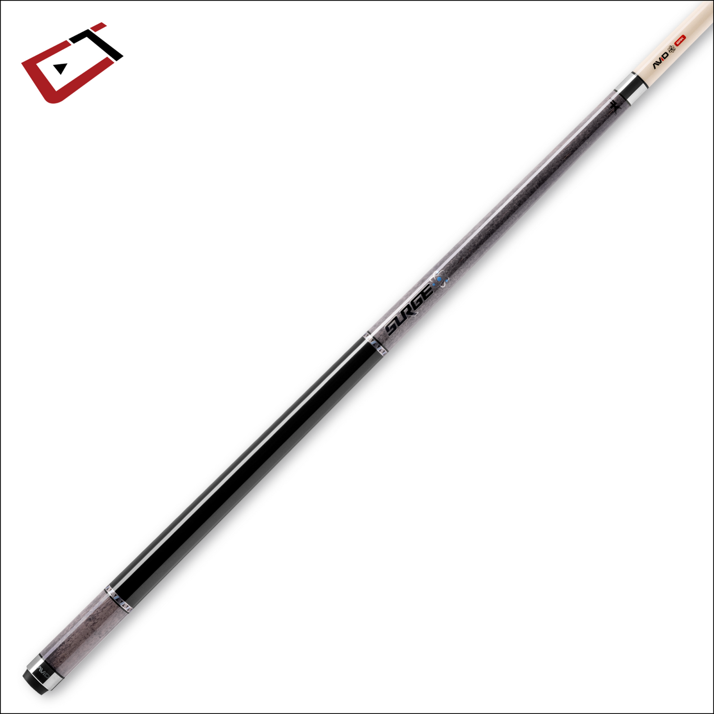 CUETEC AVID SURGE BREAK CUE BLACK GRAY BRAND NEW 95-331NW  SHIPS FREE