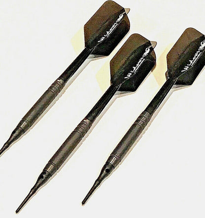 BLACK WIDOW 20 GRAM LASER DARTS SMOOTH RINGED BARREL SOFT TIP SHIPS FREE N BONUS