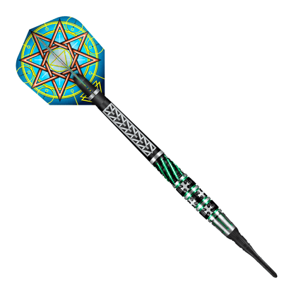 SHOT DARTS MODEL CELT DRUID 20 GRAM TUNGSTEN SOFT TIP SHIPS FREE N FREE FLIGHTS