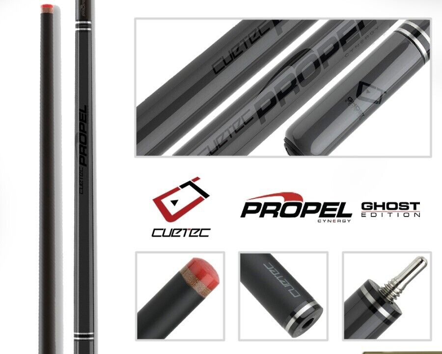 CUETEC GHOST PROPEL JUMP CUE TAOM 2.0 TIP CYNERGY SHAFT  BRAND NEW SHIPS FREE