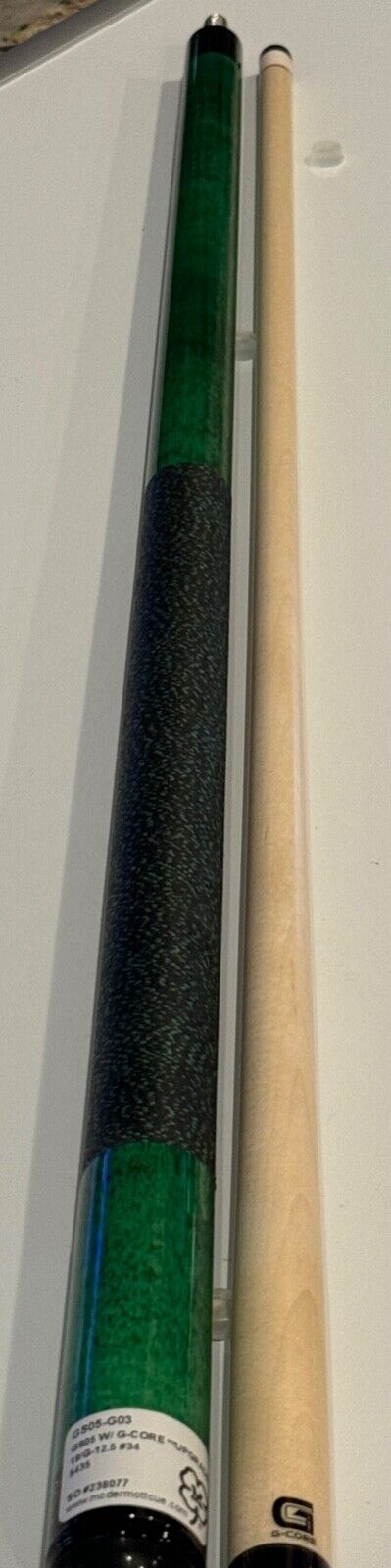 MCDERMOTT GS05 POOL CUE FREE 12.5 MM G CORE USA MADE NEW FREE SHIPPING FREE CASE