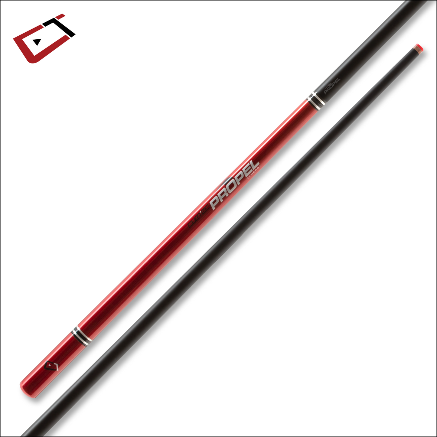 CUETEC PROPEL JUMP CUE RUBY RED TAOM 2.0 TIP CYNERGY SHAFT  BRAND NEW SHIPS FREE