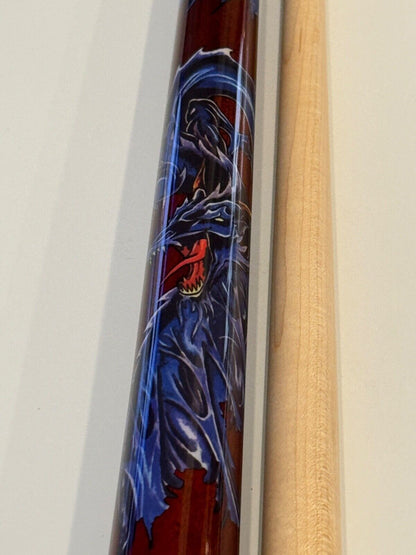 VIKING RED DRAGON POOL CUE 13.00 MM VIKORE SHAFT NEW SHIPS FREE N  FREE CASE