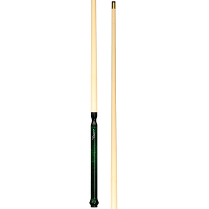 JACOBY JUMP CUE THE JUMPER GREEN STAIN FINGER GROOVE FREE SHIPPING FREE CASE