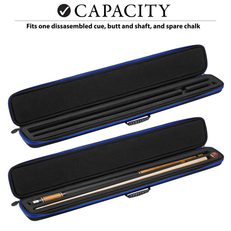 CASEMASTER BLUE PARALLAX CUE CASE BRAND NEW  PADDED SHIPS FREE BEST PRICE