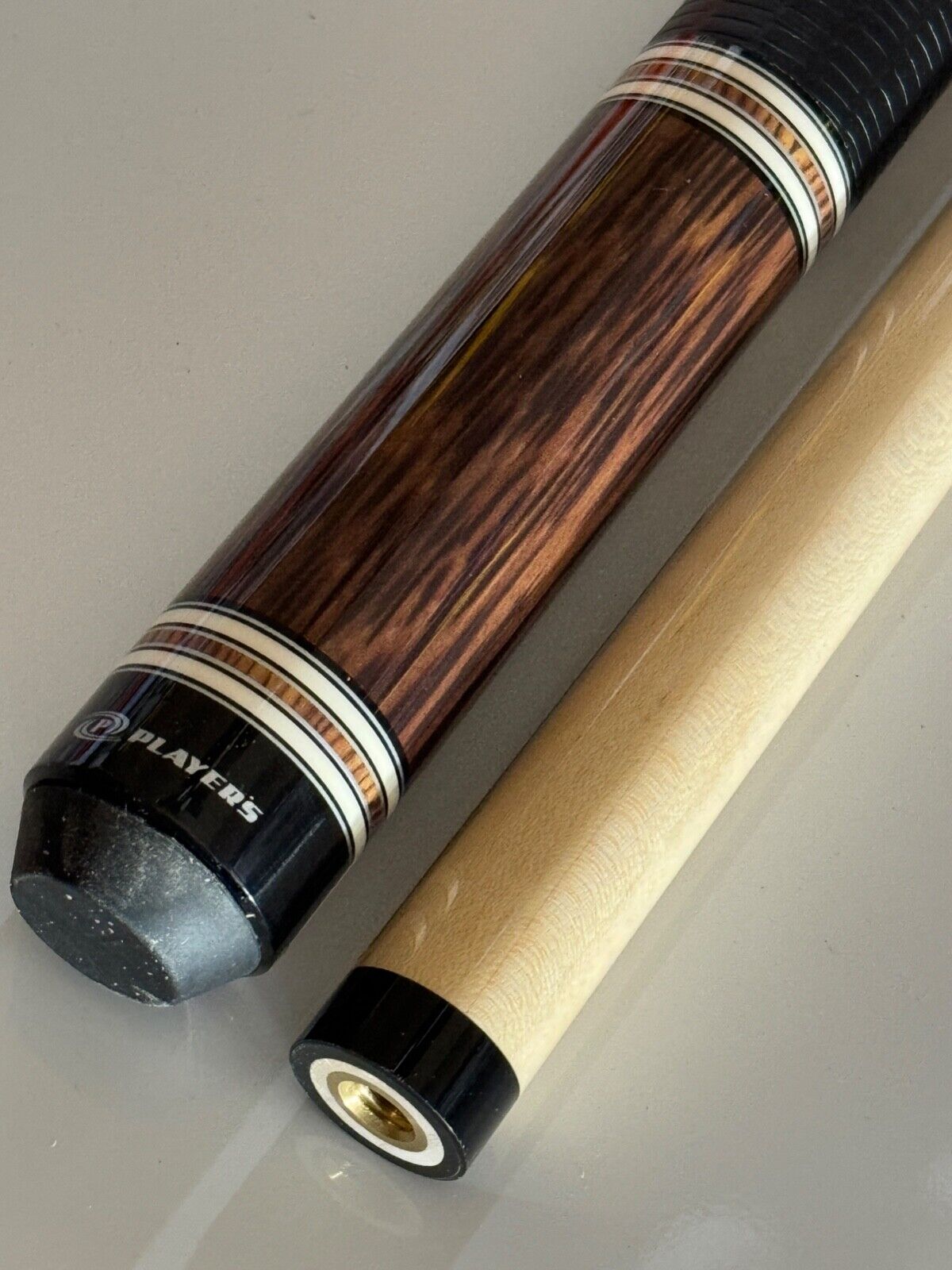 PLAYERS POOL CUE E2342 BLACK PALM BOCOTE BRAND NEW FREE SHIPPING FREE HARD CASE