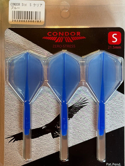 CONDOR ZERO STRESS FLIGHTS BLUE SHORT LENGTH STANDARD SHAPE FAST FREE SHIPPING