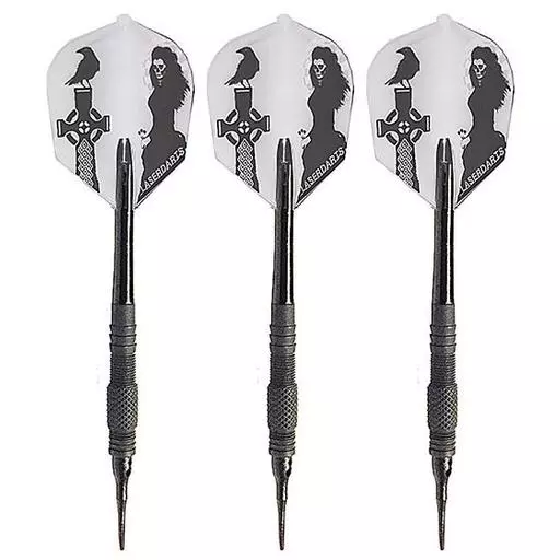 BLACK WIDOW WIDOWMAKER 20 GRAM TUNGSTUN SOFT TIP DARTS SHIPS FREE N FREE FLIGHTS