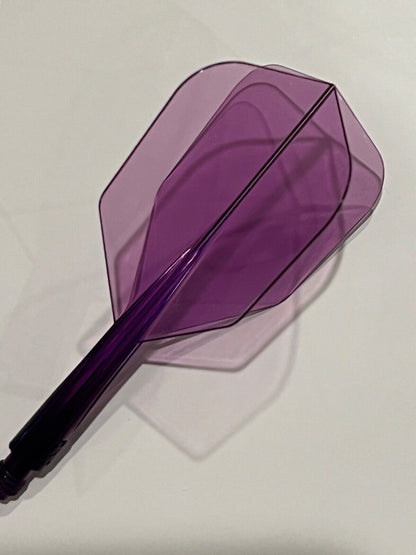 CONDOR AXE PURPLE FLIGHTS SHORT LENGTH STANDARD SHAPE 21.5M FREE SHIPPING