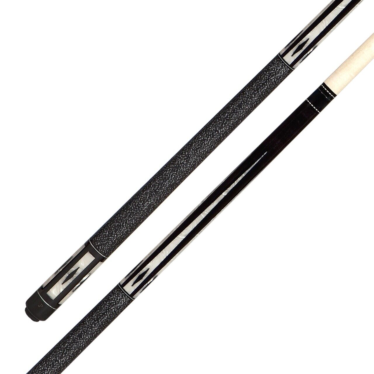 PECHAUER JP17 JP17S POOL CUE 12.00 MM SMOKE STAIN LINEN WRAP NEW SHIPS FREE