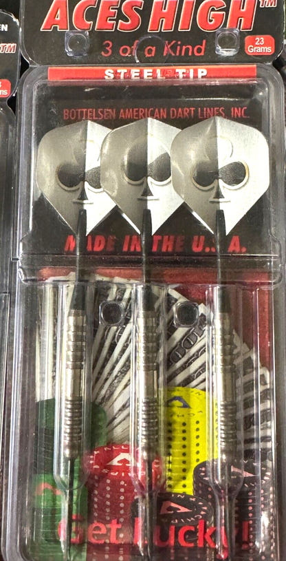 BOTTELSEN HAMMERHEAD ACES HIGH STEEL TIP DARTS AH23-2 FREE SHIPPING N MORE