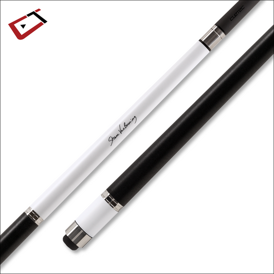 CUETEC SVB PEARL WHITE CUE 12.5 MM CARBON CYNERGY SHAFT BRAND NEW SHIPS FREE