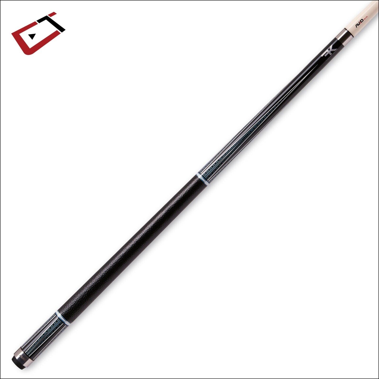 CUETEC AVID OPT-X FK BLUE CUE 12.75 MM TIP LEATHER WRAP 95-385 NEW SHIPS FREE