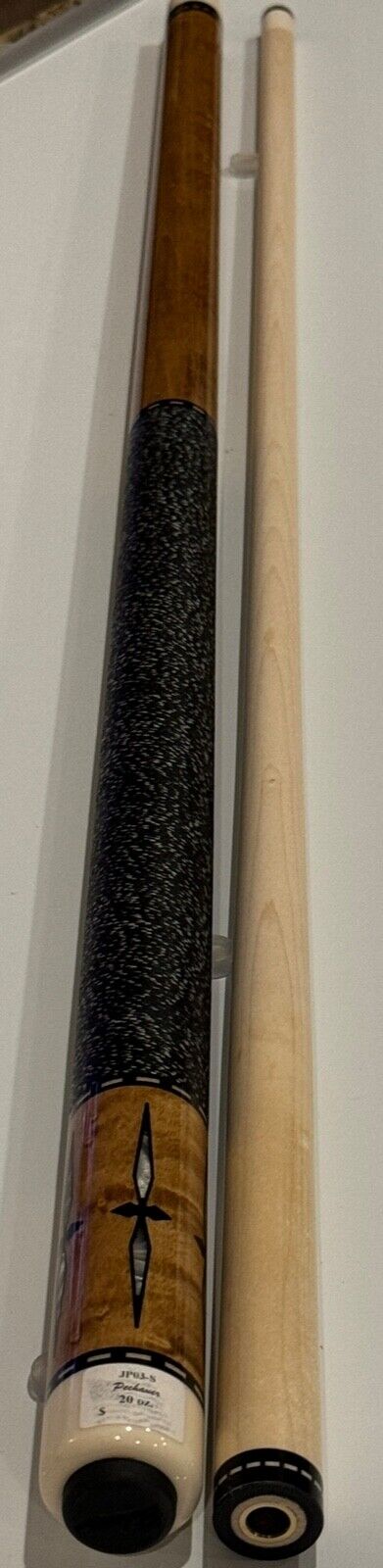 PECHAUER JP3S JP3 POOL CUE NATURAL STAIN FIG MAPLE 12.75 NEW SHIP FREE FREE CASE