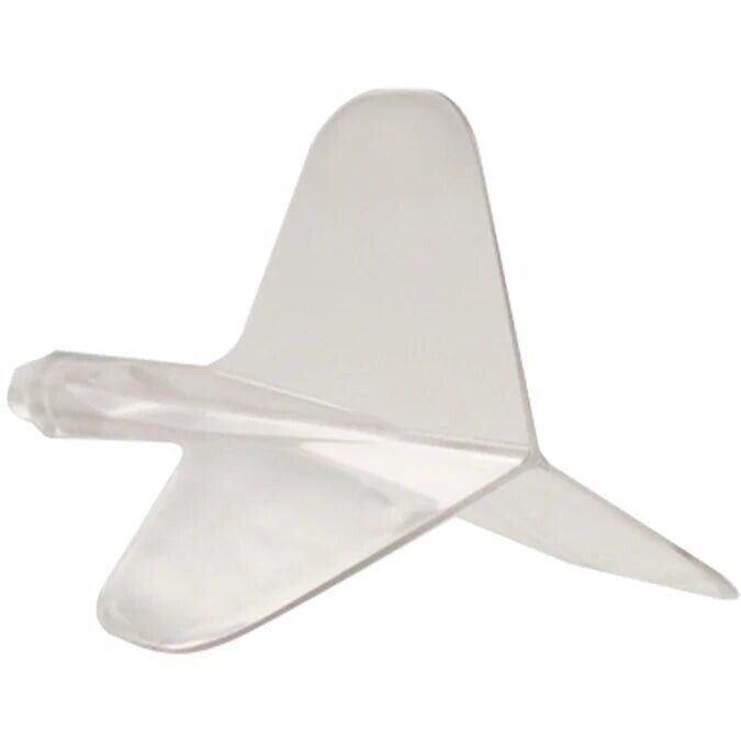 CONDOR AXE 120 CLEAR DART FLIGHTS SHORT 18MM STANDARD 3 WING SHIP FREE BRAND NEW