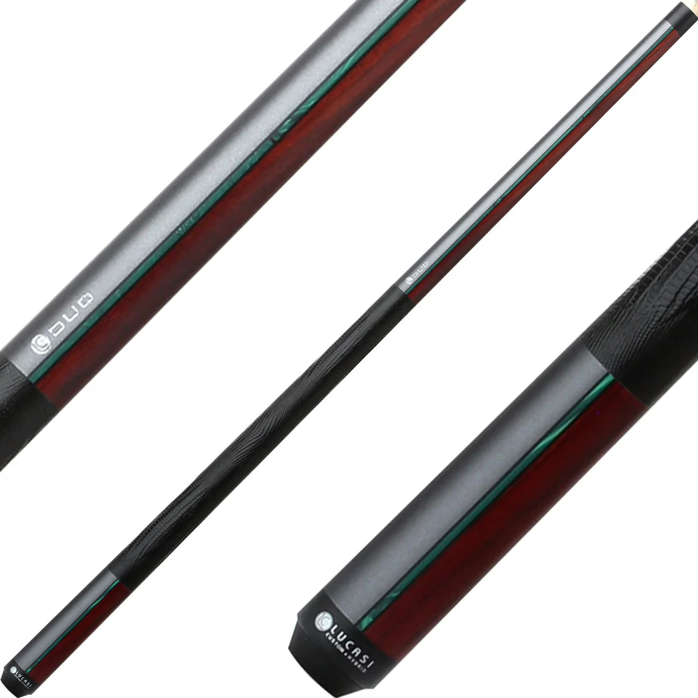 LUCASI LZDU12 POOL CUE TIGER TIP UNILOC JNT LOW D SHAFT NEW SHIPS FREE FREE CASE