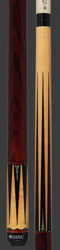 LUCASI LHLE4 POOL CUE HYBRID SLIM SHAFT UNILOC JOINT NEW FREE SHIPPING FREE CASE