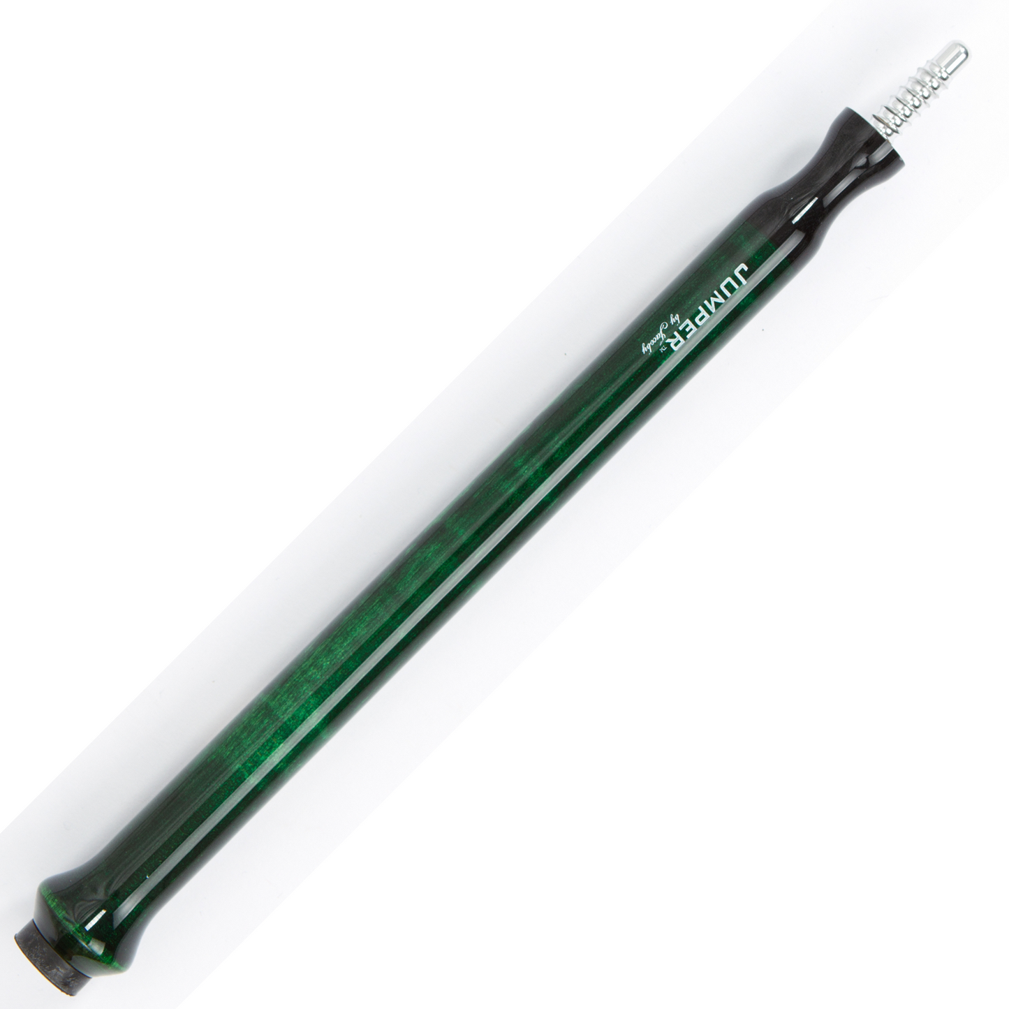 JACOBY JUMP CUE THE JUMPER GREEN STAIN FINGER GROOVE FREE SHIPPING FREE CASE