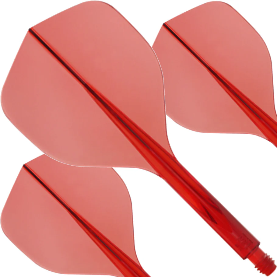 CONDOR AXE 120 RED DART FLIGHTS SHORT 18MM STANDARD 3 WING SHIP FREE BRAND NEW