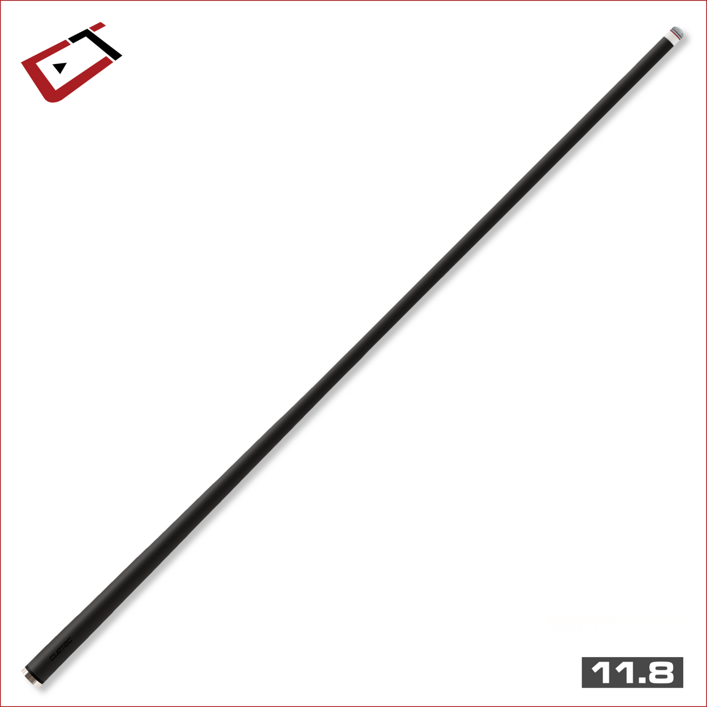 CUETEC 11.8 MM CYNERGY SHAFT  3/8 X 14 CARBON FIBER NEW 95-008T FREE SHIPPING