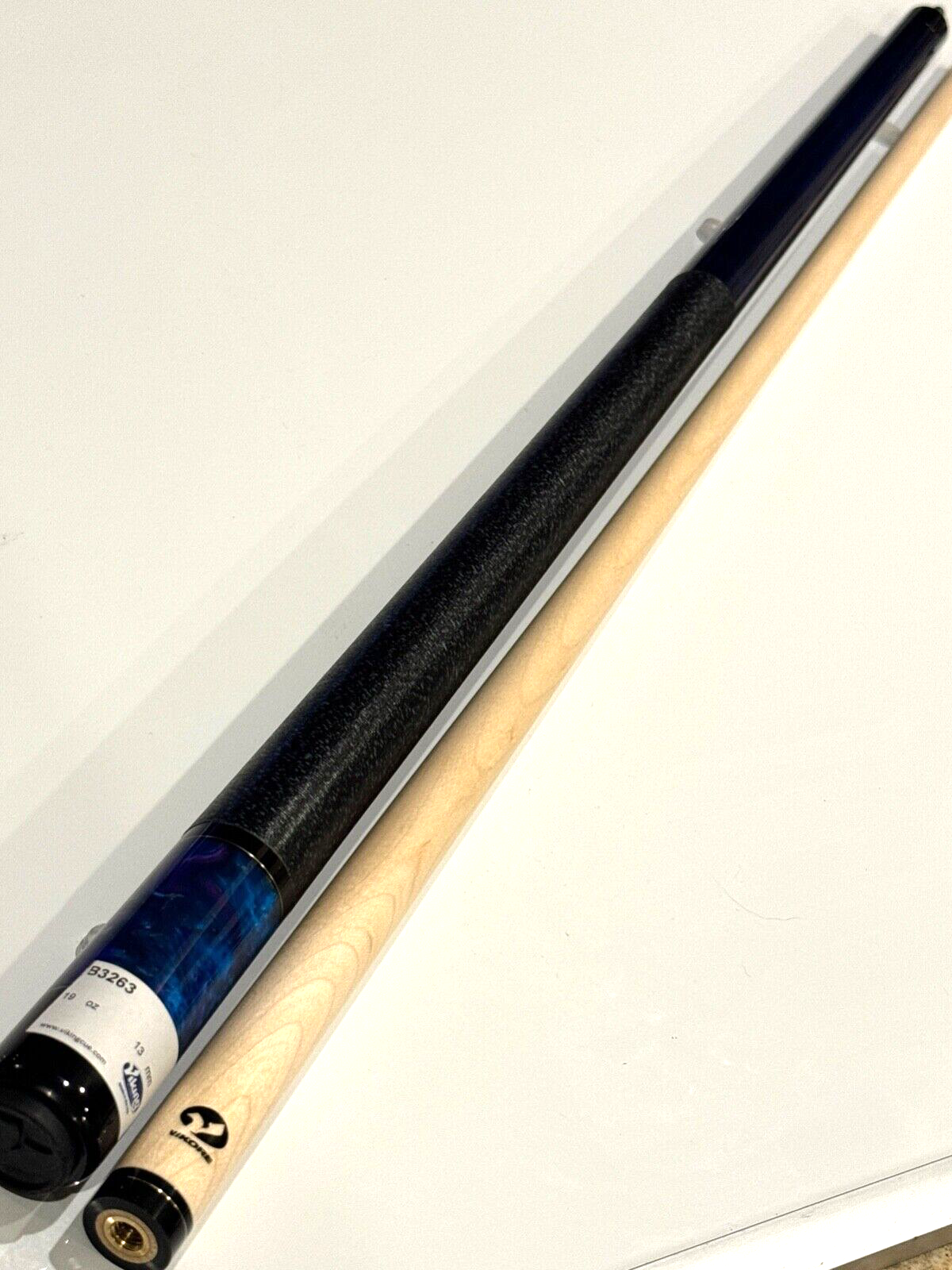 VIKING 3263 POOL CUE TIGER 13.00 MM TIP VIKORE SHAFT NEW FREE SHIPPING FREE CASE