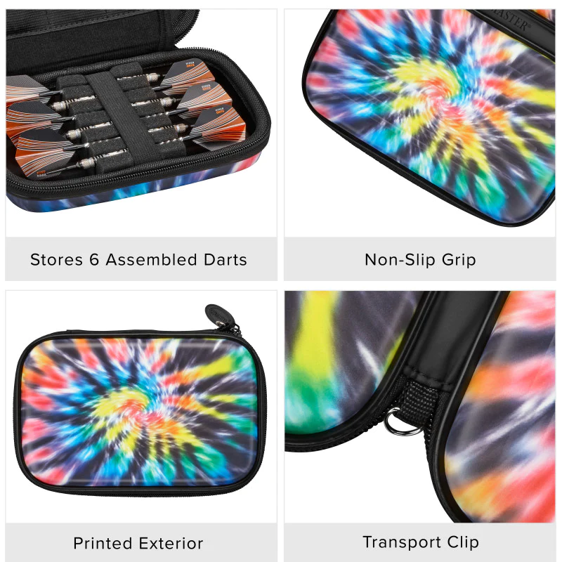 CASEMASTER TIE DYE VIPER DART CASE THE SENTINEL 36-9003 FREE FLIGHTS SHIPS FREE