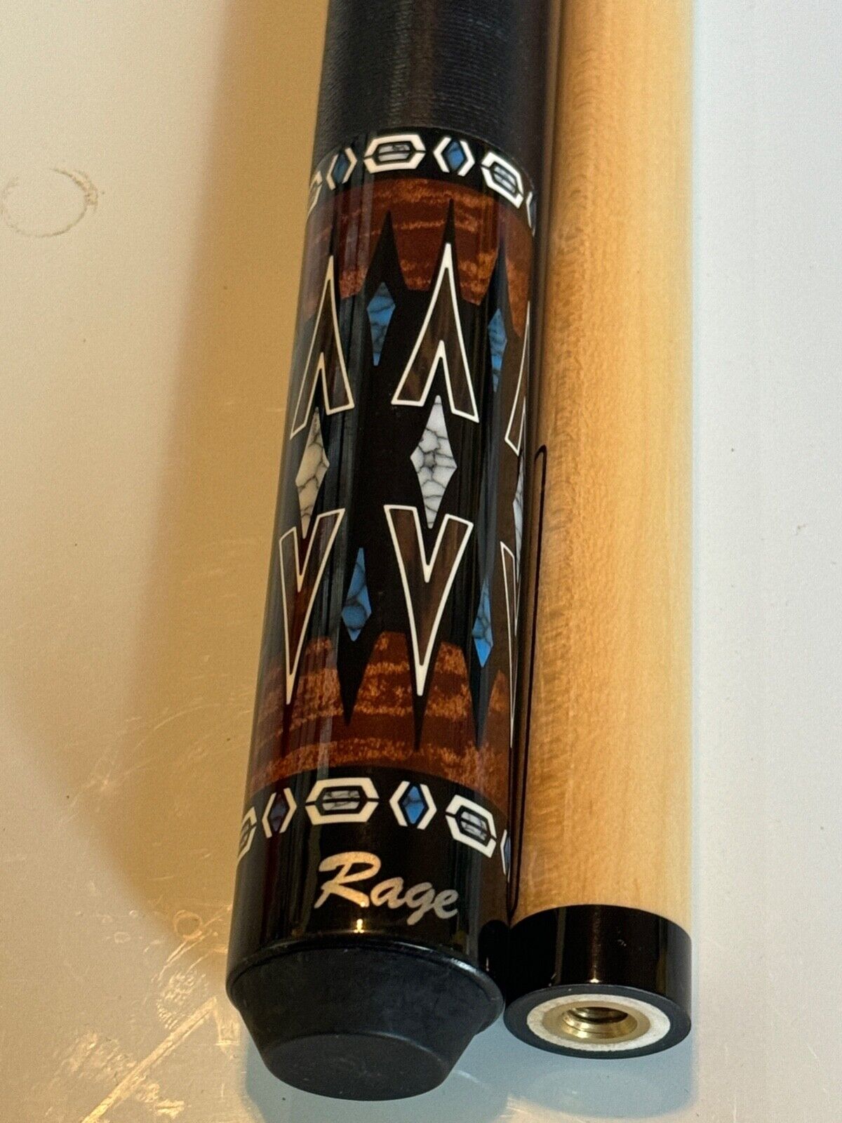 RAGE POOL CUE RG220 HARD ROCK MAPLE BRAND NEW FREE SHIPPING FREE SOFT CASE