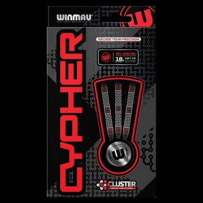 WINMAU CYPHER GRIP CONTROL 18 GRAM SOFT TIP DARTS 90% TUNGSTUN SHIPS FREE N MORE