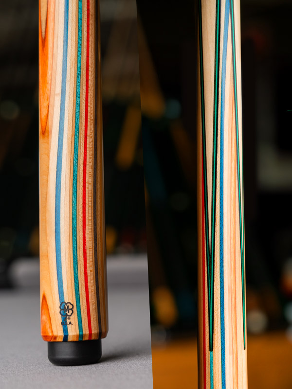 MCDERMOTT CHOPSP1 LTD RUN POOL CUE RECYCLED SKATEBOATRDS FREE CASE SHIPS FREE