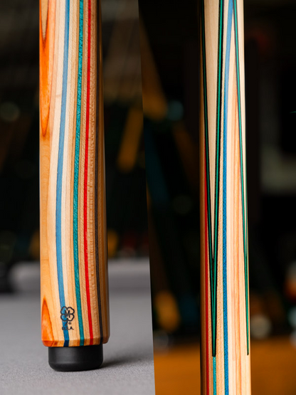 MCDERMOTT CHOPSP1 LTD RUN POOL CUE RECYCLED SKATEBOATRDS FREE CASE SHIPS FREE