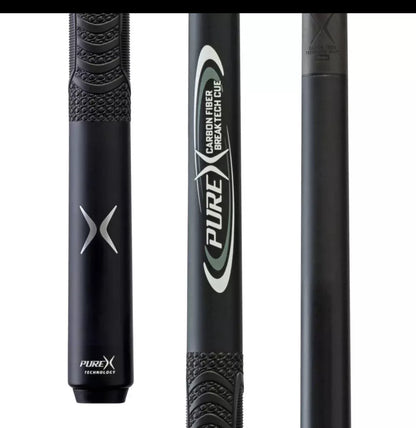 PUREX CARBON FIBER SHAFT BREAK CUE SPORT WRAP  FREE SHIPPING FREE HARD CASE