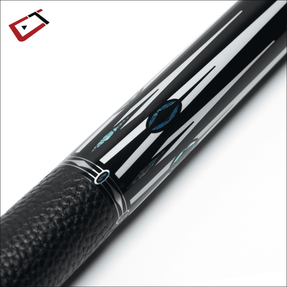 CUETEC CYNERGY 95-108 LTW LEATHER TRUEWOOD LEOPARD 12.5MM CARBON FIBER SHIP FREE